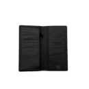 AAA Replica Louis Vuitton LV X NIGO BRAZZA LONG WALLET LIMITED EDITION GIANT DAMIER EBENE COATED CANVAS BLACK HARDWARE
