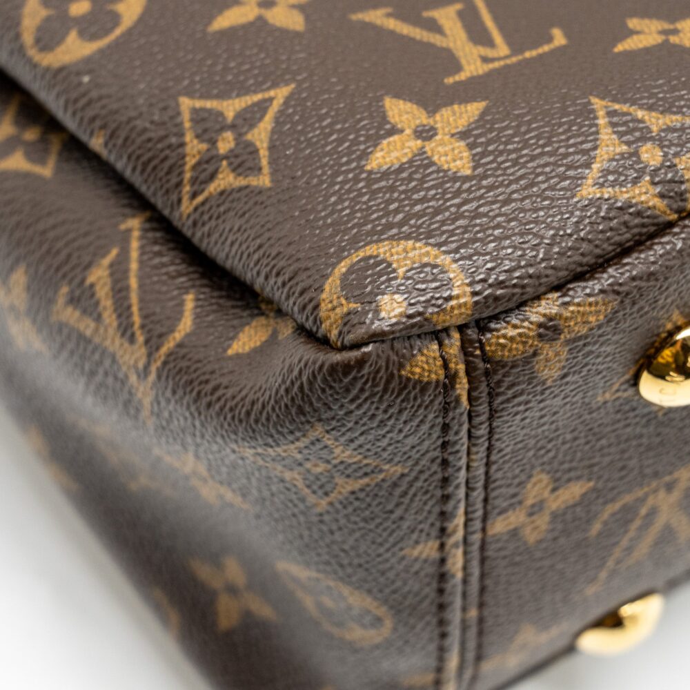 AAA Replica Louis Vuitton LV PALLAS TOTE BAG MONOGRAM CANVAS BROWN GHW
