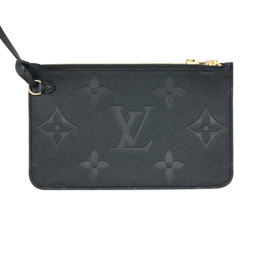 AAA Replica Louis Vuitton LV NEVERFULL MM MONOGRAM EMPREINTE BLACK GHW
