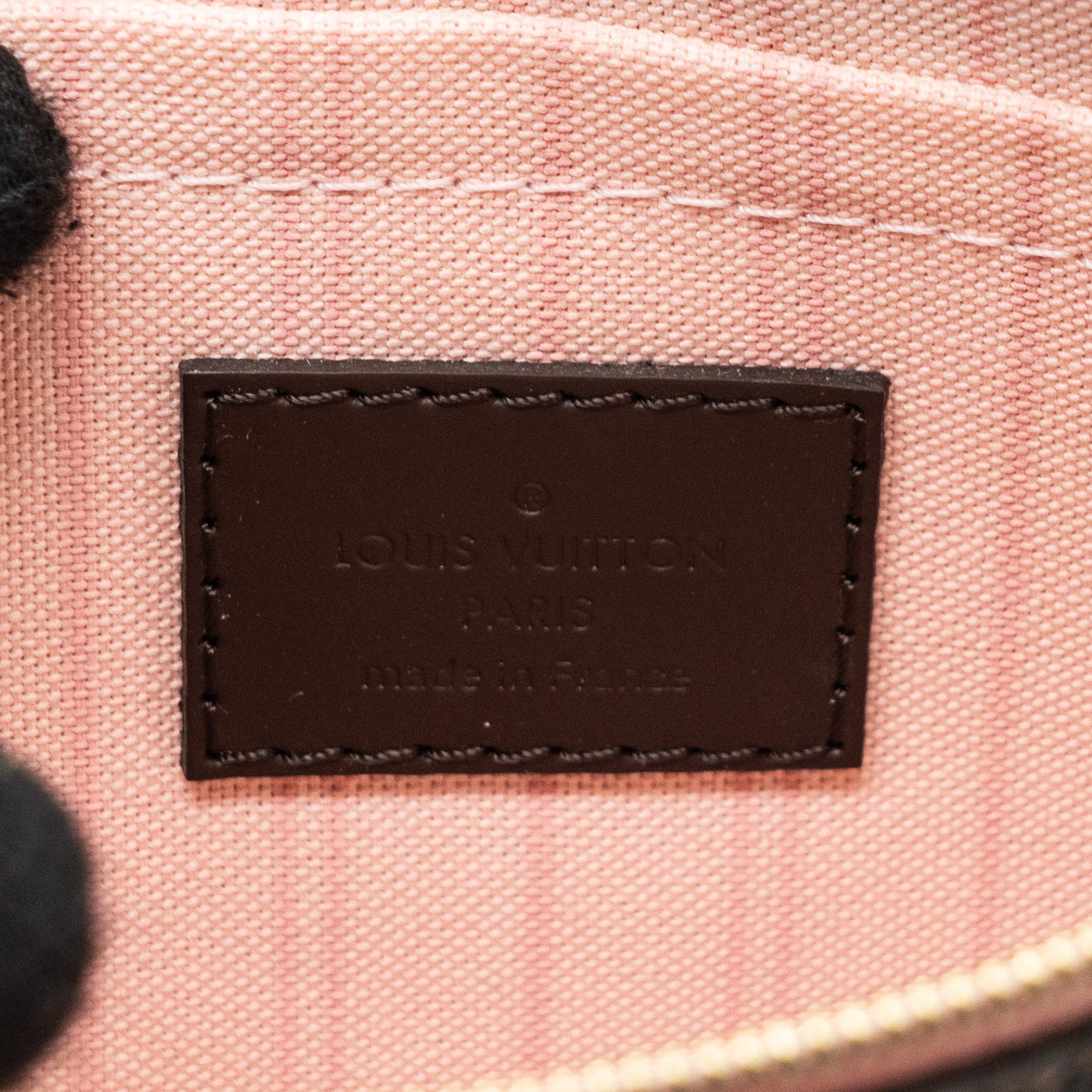 AAA Replica Louis Vuitton LV NEVERFULL MM MONOGRAM DAMIER EBENE CANVAS / ROSE BALLERINA GHW