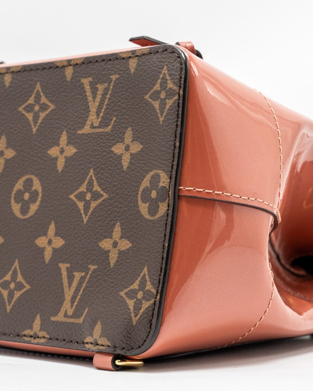 AAA Replica Louis Vuitton LV HOT SPRINGS BACKPACK PATENT / MONOGRAM CANVAS PINK GHW 