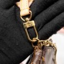 AAA Replica Louis Vuitton LV MULTI POCHETTE MONOGRAM CANVAS ROSE CLAIR GHW