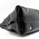 AAA Replica Louis Vuitton LV Carryall Vibe MM Lambskin/Monogram Canvas Black SHW M25143