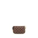 AAA Replica Louis Vuitton LV MINI POCHETTE ACCESSORY DAMIER EBENE GHW