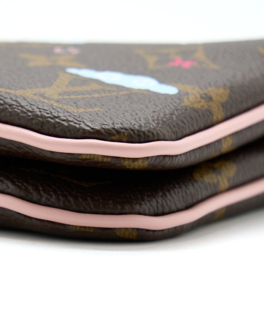 AAA Replica Louis Vuitton LV VIVIAN DOUBLE ZIP POCHETTE LIMITED EDITION MONOGRAM CANVAS/MULTICOLOUR
