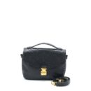 AAA Replica Louis Vuitton LV POCHETTE MÉTIS MONOGRAM EMPREINTE BLACK GHW