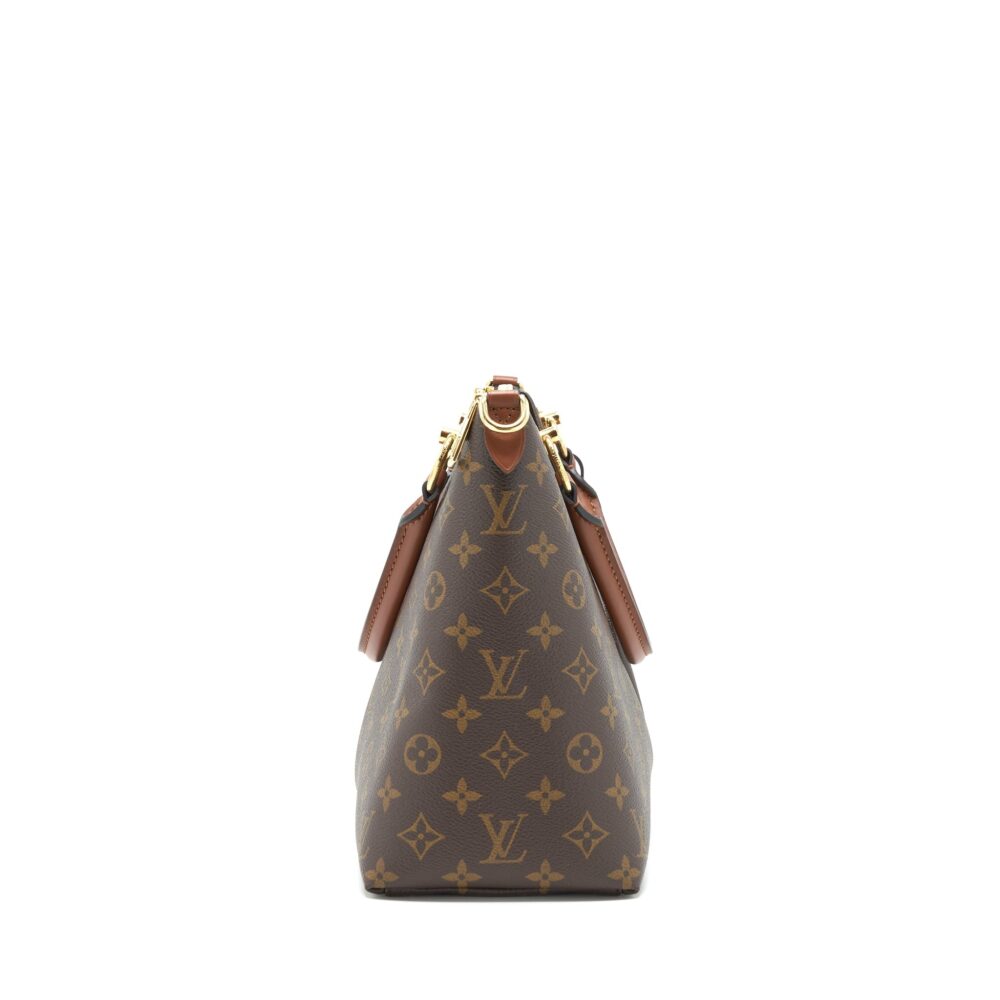 AAA Replica Louis Vuitton LV V TOTE BAG MEDIUM BLACK GHW