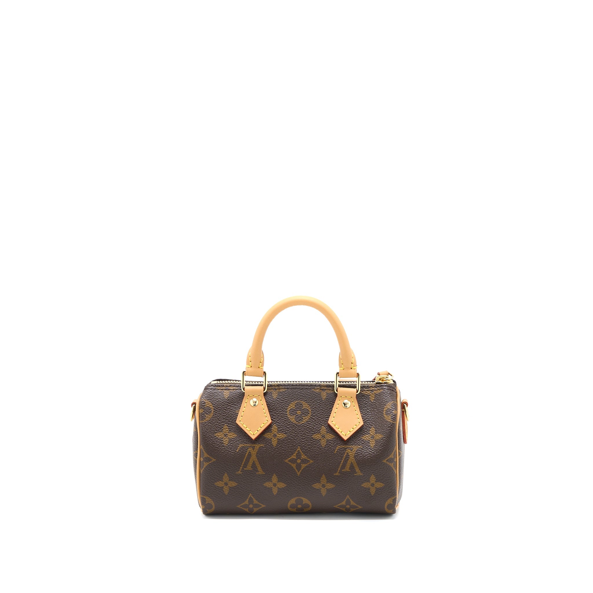 AAA Replica Louis Vuitton LV NANO SPEEDY MONOGRAM CANVAS GHW (NEW VERSION)