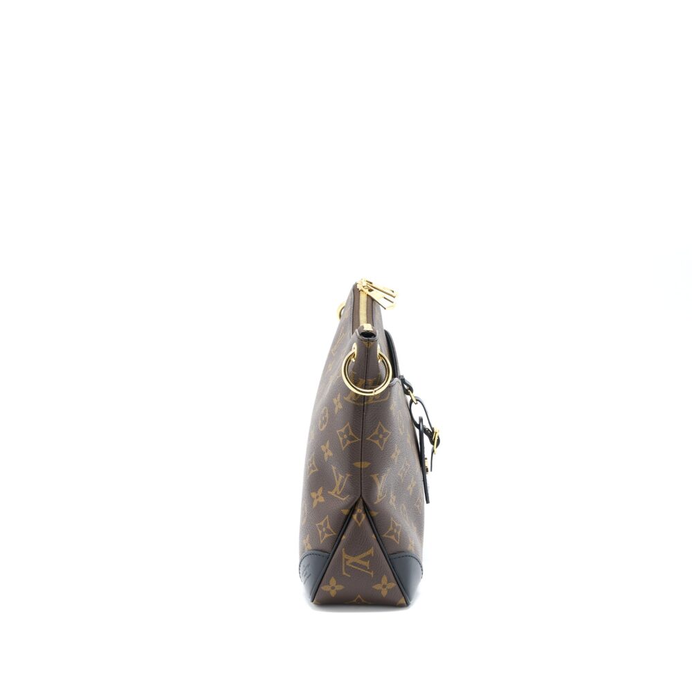 AAA Replica Louis Vuitton LV ODEON PM BAG MONOGRAM CANVAS BLACK GHW