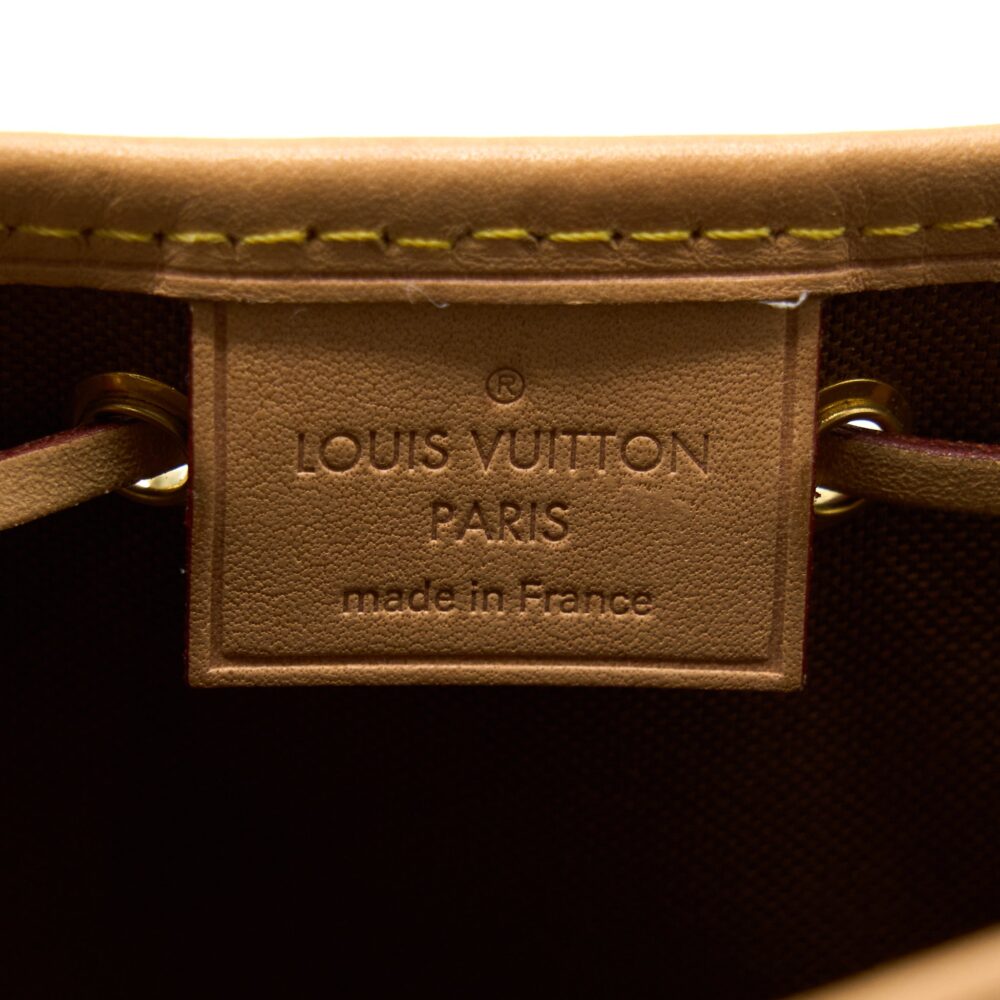 AAA Replica Louis Vuitton LV NANO NOE MONOGRAM CANVAS GHW