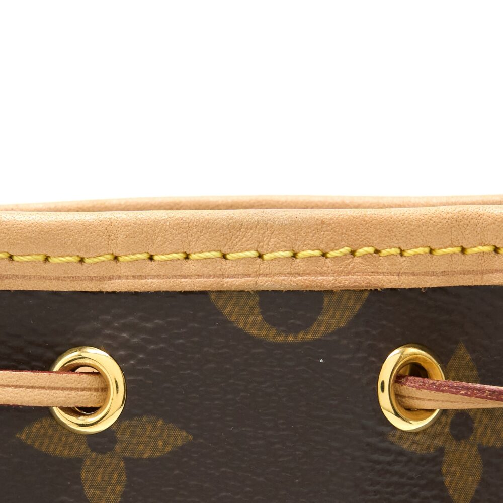 AAA Replica Louis Vuitton LV NANO NOE MONOGRAM CANVAS GHW