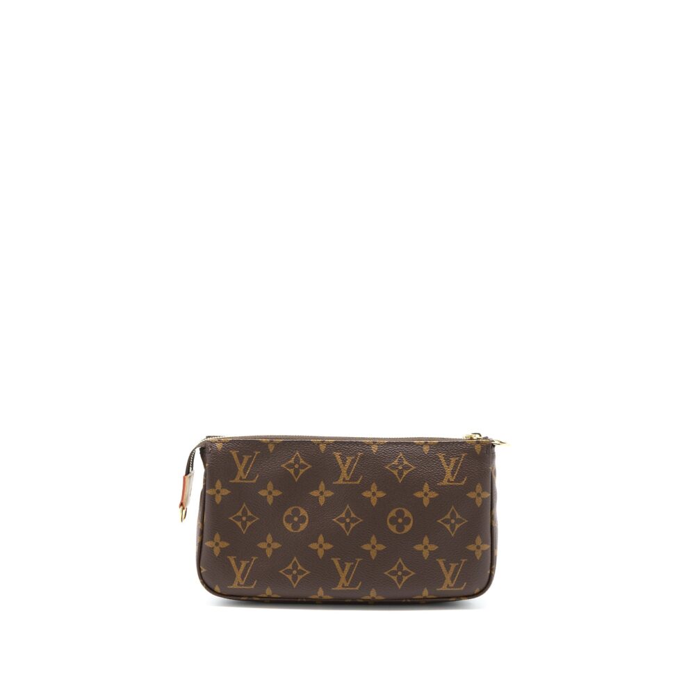 AAA Replica Louis Vuitton LV POCHETTE ACCESSORIES MONOGRAM CANVAS GHW (NEW VERSION)