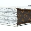 AAA Replica Louis Vuitton LV PETIT SAC PLAT BAG WHITE/BLACK FORNASETTI MONOGRAM CANVAS GHW
