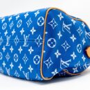 AAA Replica Louis Vuitton LV SPEEDY P9 BANDOULIERE 25 MONOGRAM SOFT CALFSKIN BLEU GHW