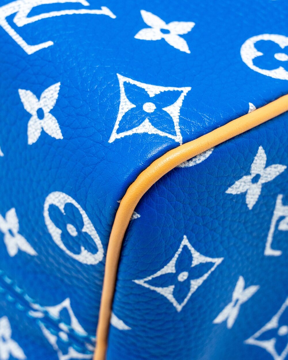 AAA Replica Louis Vuitton LV SPEEDY P9 BANDOULIERE 25 MONOGRAM SOFT CALFSKIN BLEU GHW