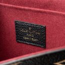 AAA Replica Louis Vuitton LV FELICIE POCHETTE MONOGRAM EMPREINTE LEATHER BLACK/BEIGE GHW