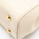 AAA Replica Louis Vuitton LV CLUNNY MINI EPI CREAM WHITE/MULTICOLOUR STRAP SHW