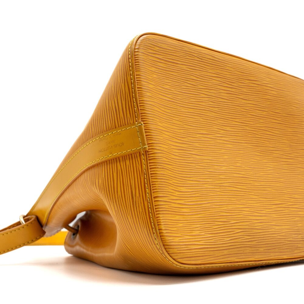 AAA Replica Louis Vuitton LV VINTAGE PETIT NOE EPI YELLOW GHW