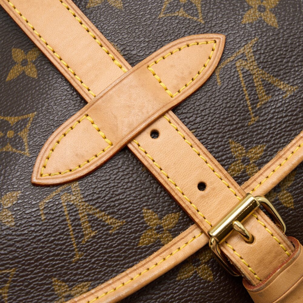 AAA Replica Louis Vuitton LV DOUBLE SIDE CROSSBODY BAG MONOGRAM CANVAS GHW