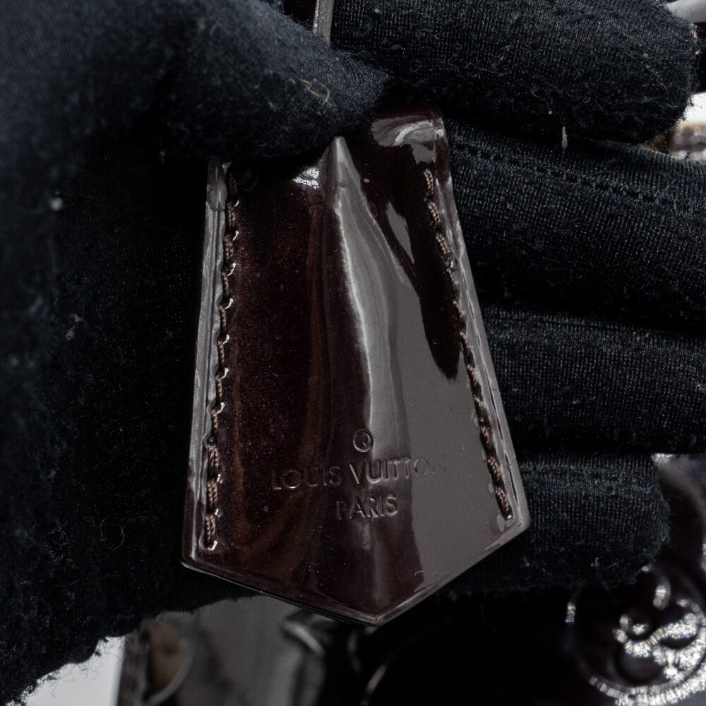 AAA Replica Louis Vuitton LV ALMA BB MONOGRAM PATENT AMARANTE PURPLE GHW