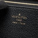 AAA Replica Louis Vuitton LV ZIPPY LONG WALLET EMBOSSED MONOGRAM EMPREINTE LEATHER BLACK GHW
