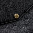 AAA Replica Louis Vuitton LV ENVELOP POCHETTE MONOGRAM EMPREINTE BLACK GHW