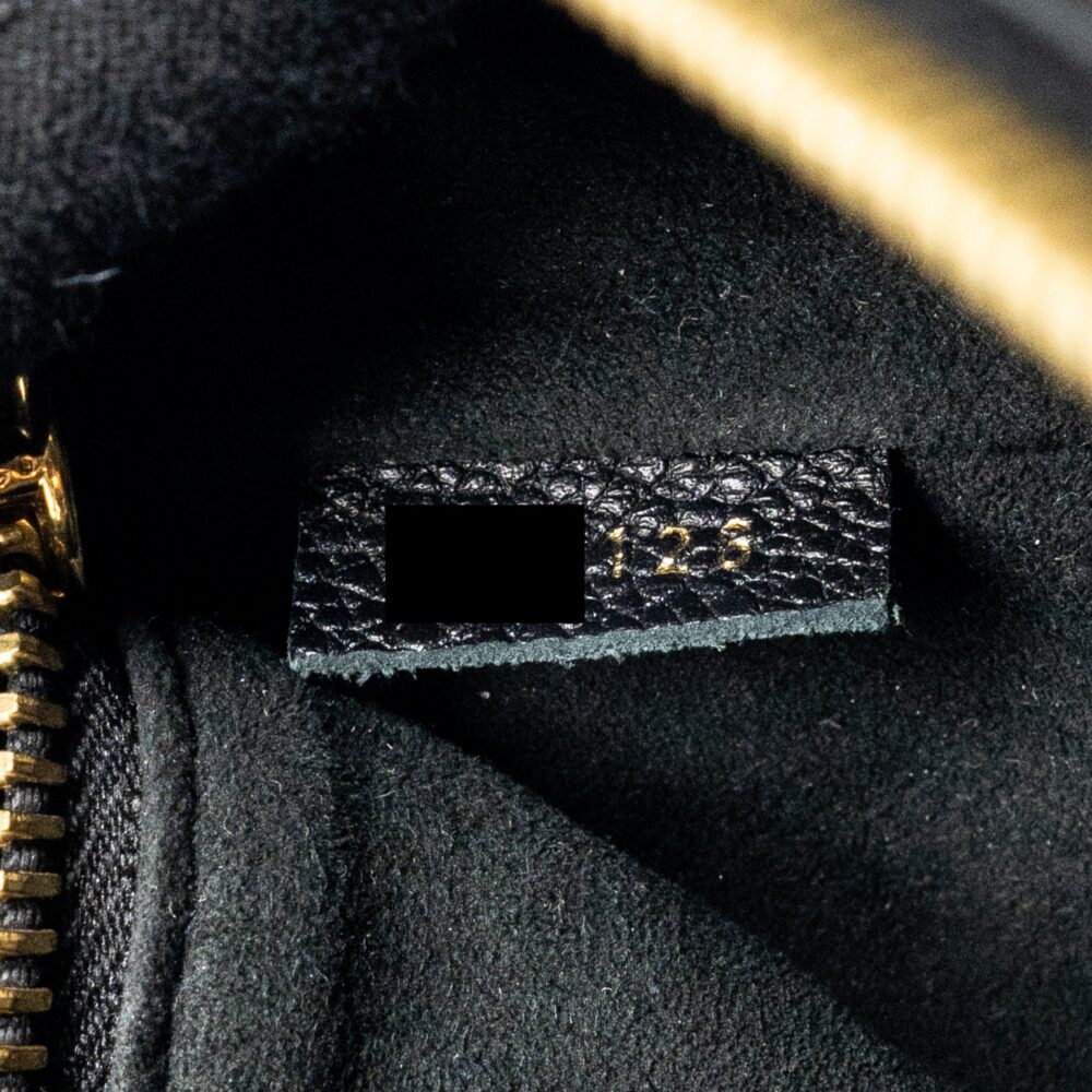AAA Replica Louis Vuitton LV ENVELOP POCHETTE MONOGRAM EMPREINTE BLACK GHW