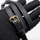 AAA Replica Louis Vuitton LV ENVELOP POCHETTE MONOGRAM EMPREINTE BLACK GHW