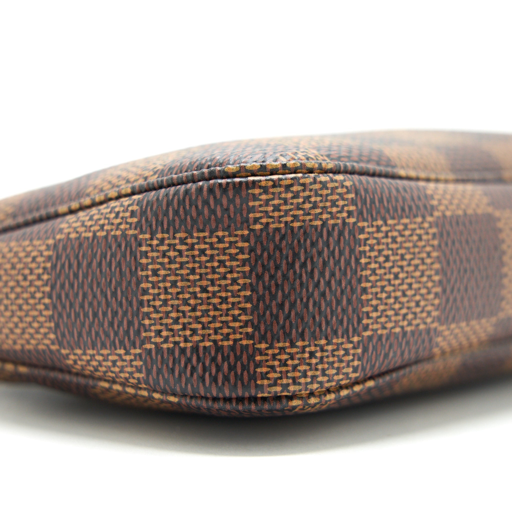AAA Replica Louis Vuitton LV MINI POCHETTE ACCESSORY DAMIER EBENE GHW