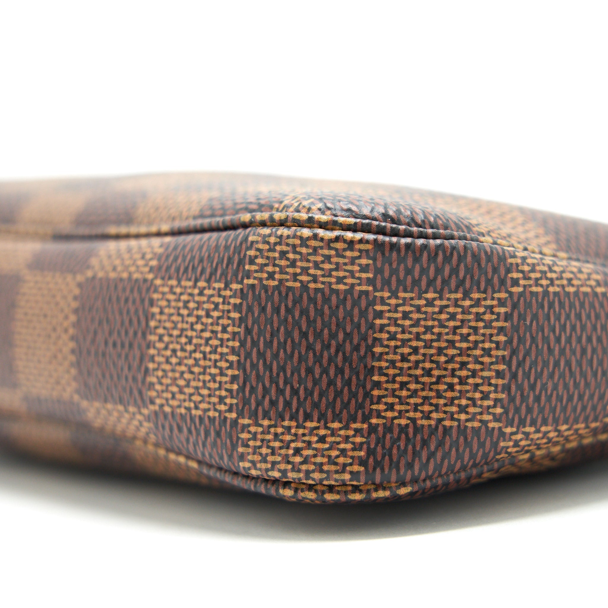 AAA Replica Louis Vuitton LV MINI POCHETTE ACCESSORY DAMIER EBENE GHW