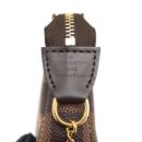 AAA Replica Louis Vuitton LV MINI POCHETTE ACCESSORY DAMIER EBENE GHW
