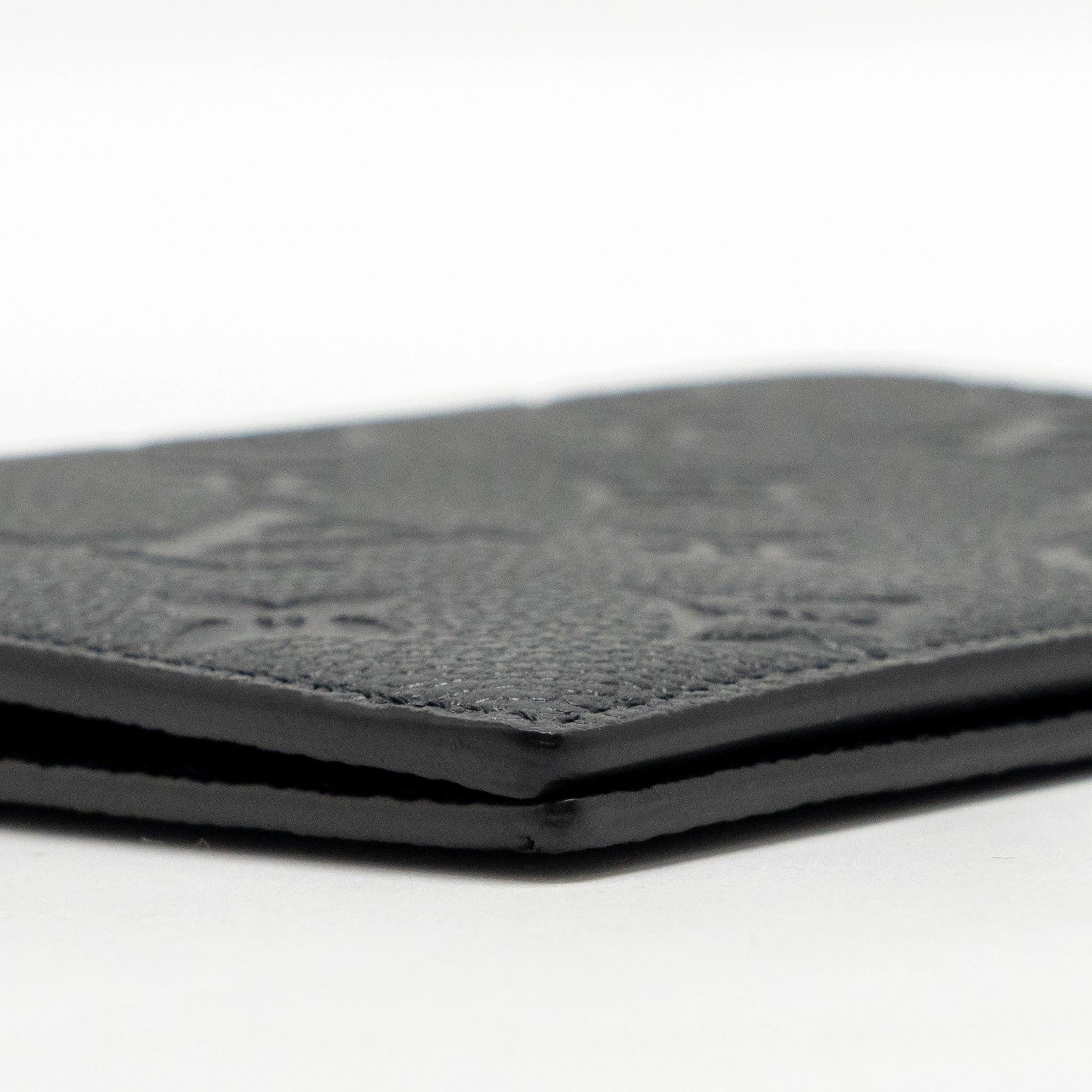 AAA Replica Louis Vuitton LV PASSPORT COVER MONOGRAM EMPREINTE LEATHER BLACK