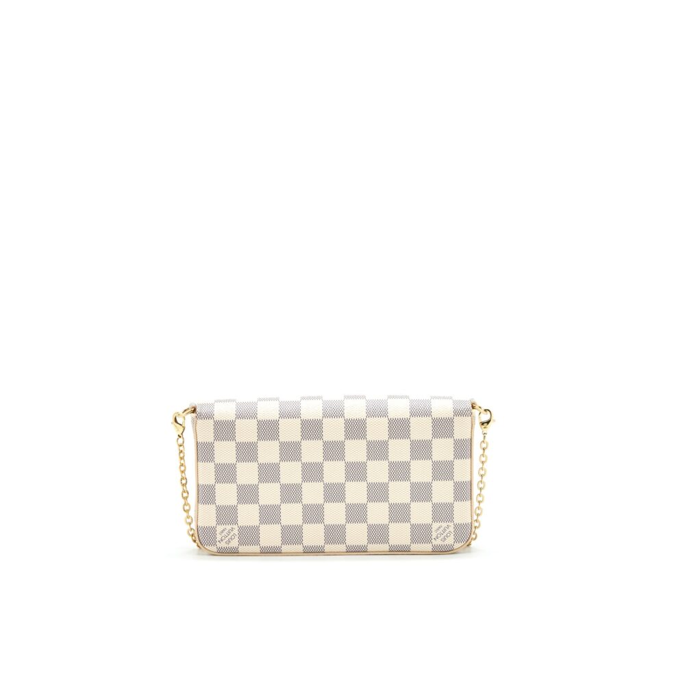 AAA Replica Louis Vuitton LV FELICIE POCHETTE DAMIER AZUR CANVAS