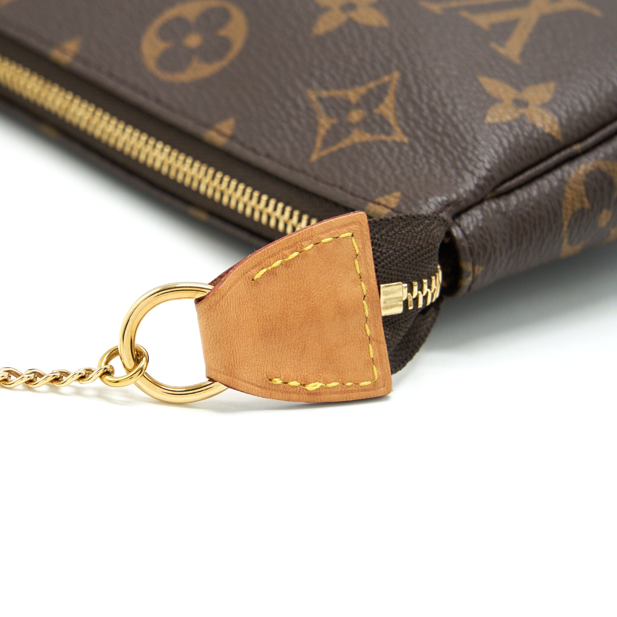 AAA Replica Louis Vuitton LV MINI POCHETTE ACCESSORIES MONOGRAM GHW