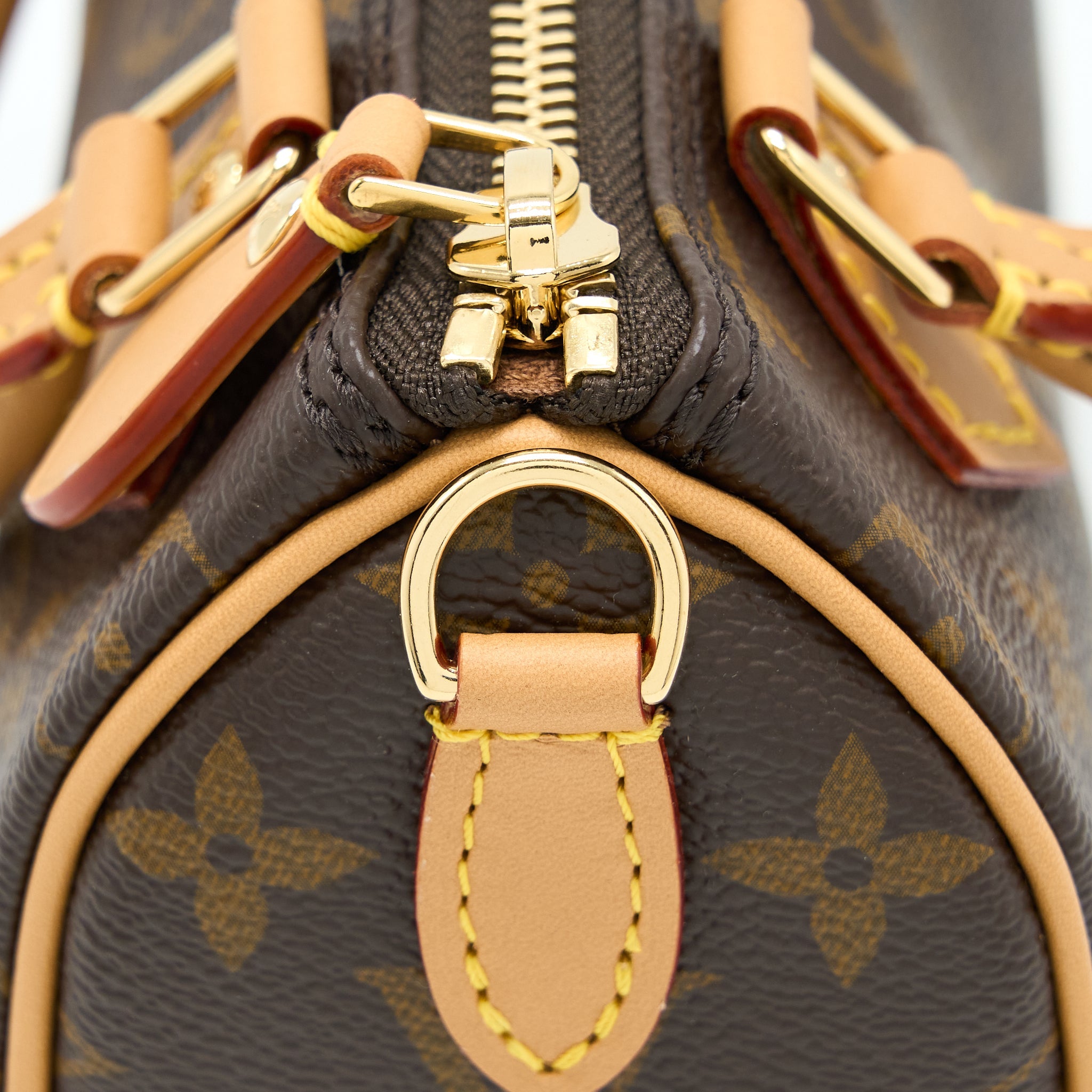 AAA Replica Louis Vuitton LV NANO SPEEDY MONOGRAM CANVAS GHW (NEW VERSION)