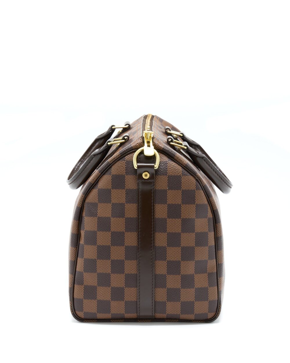 AAA Replica Louis Vuitton LV SPEEDY BANDOULIERE 30 DAMIER EBENE CANVAS