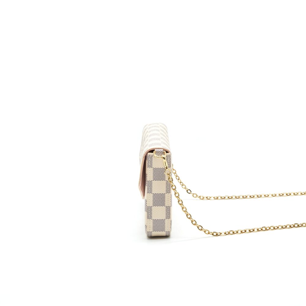 AAA Replica Louis Vuitton LV FELICIE POCHETTE DAMIER AZUR CANVAS