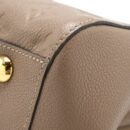 AAA Replica Louis Vuitton LV MONTAIGNE MM MONOGRAM EMPREINTE DARK BEIGE GHW