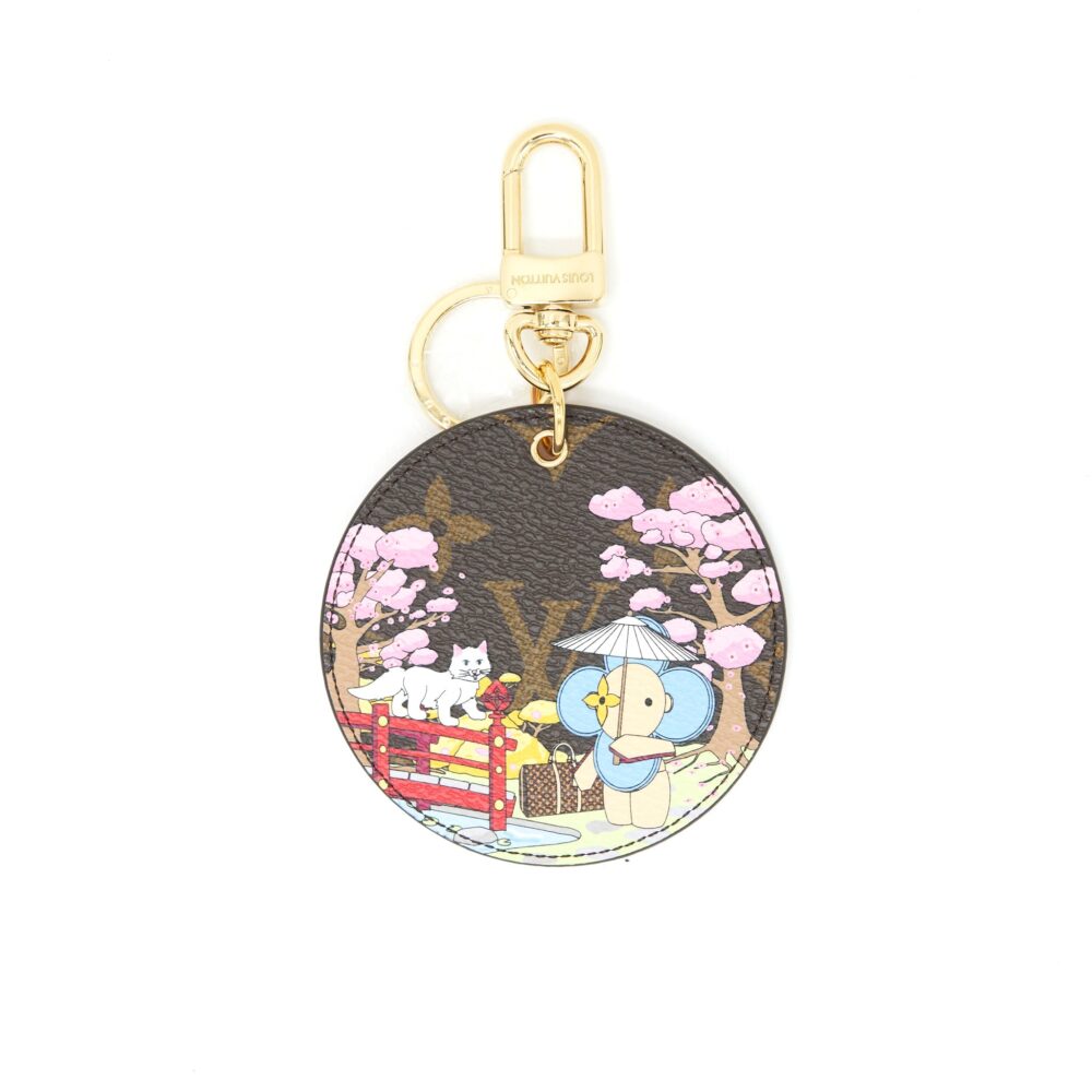 AAA Replica Louis Vuitton LV ILLUSTRE JAPANESE GARDEN XMAS BAG CHARM AND KEY HOLDER