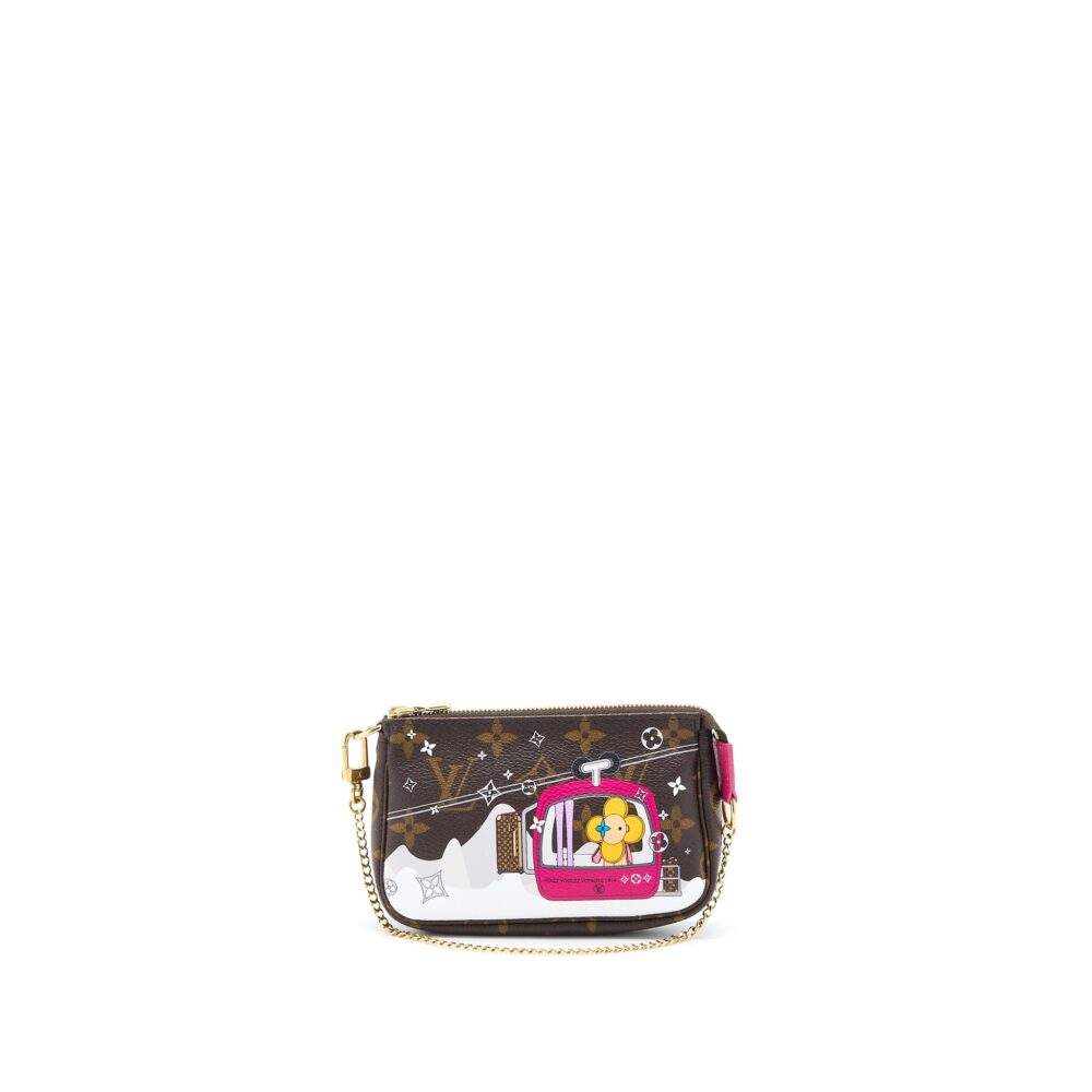 AAA Replica Louis Vuitton LV 2019 LIMITED MINI POCHETTE ACCESSORIES MONOGRAM CANVAS GHW