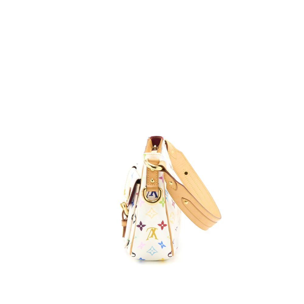 AAA Replica Louis Vuitton LV LODGE PM MULTICOLOUR MONOGRAM CANVAS WHITE GHW