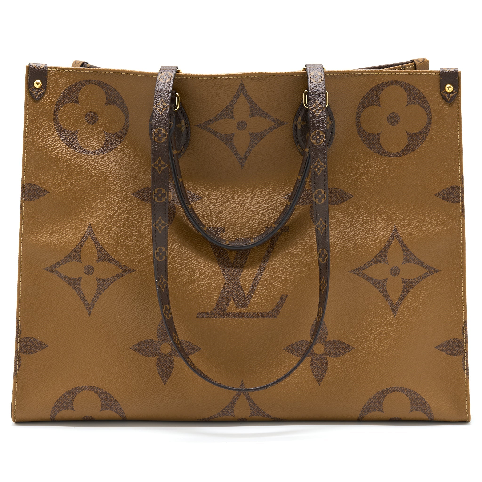 AAA Replica Louis Vuitton LV ON THE GO GM MONOGRAM REVERSE CANVAS GHW