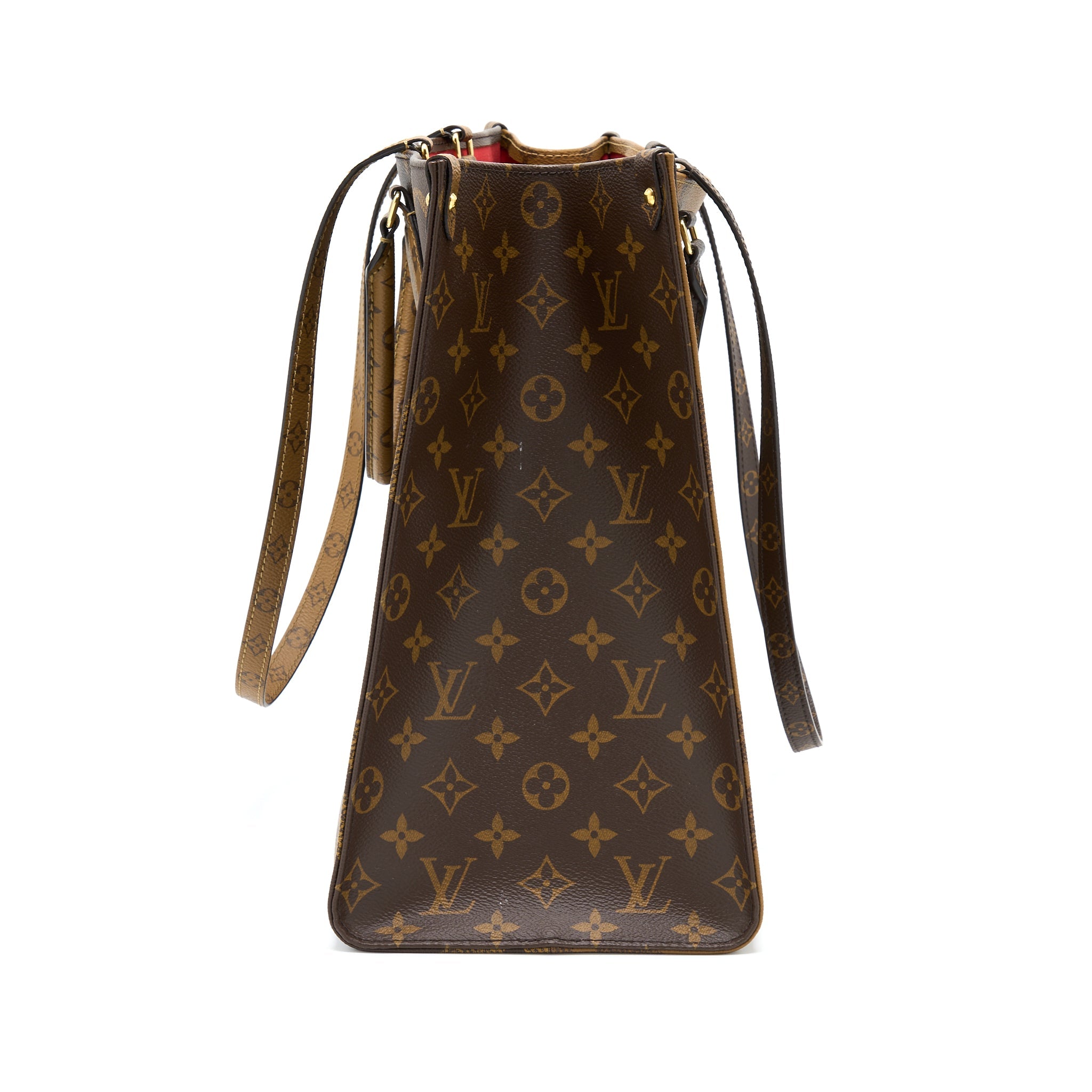 AAA Replica Louis Vuitton LV ON THE GO GM MONOGRAM REVERSE CANVAS GHW