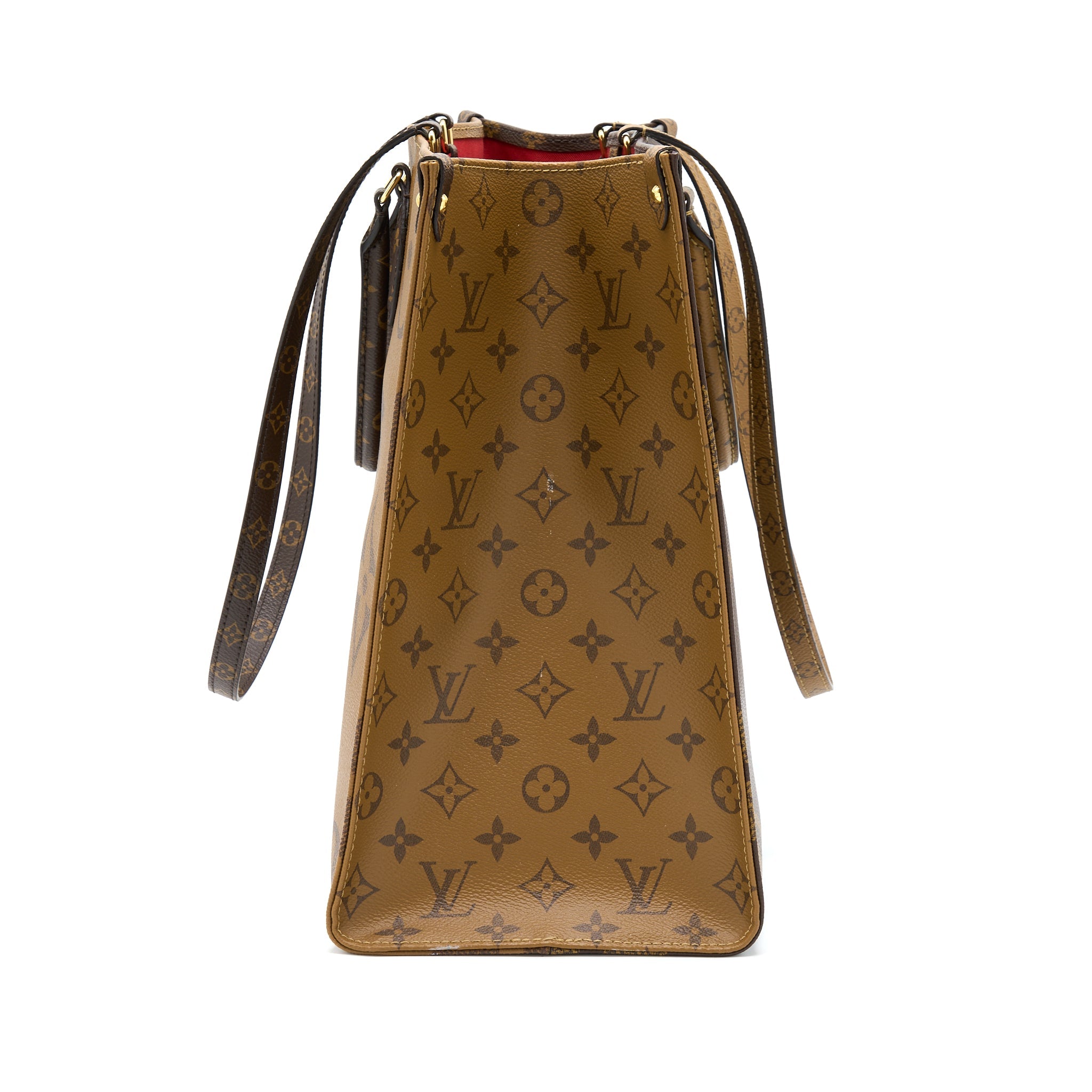 AAA Replica Louis Vuitton LV ON THE GO GM MONOGRAM REVERSE CANVAS GHW