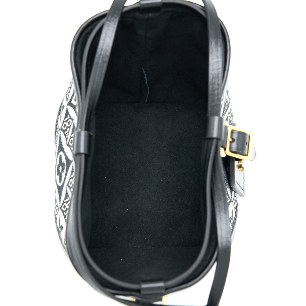 AAA Replica Louis Vuitton LV SINCE 1854 NOE PURSE CANVAS/LEATHER BLACK/MULTICOLOUR GHW