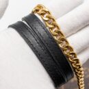 AAA Replica Louis Vuitton LV PASSY MONOGRAM CANVAS BLACK/GOLD HARDWARE
