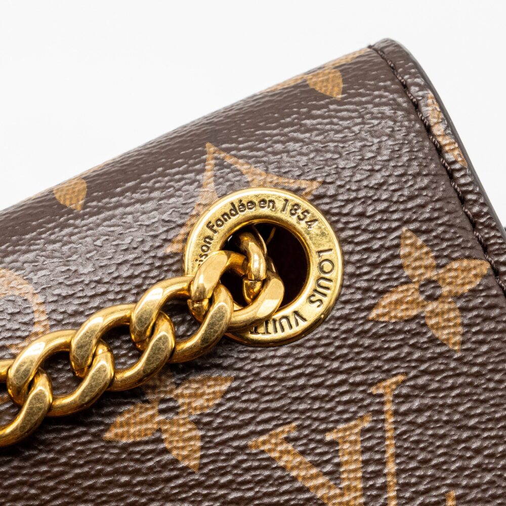 AAA Replica Louis Vuitton LV PASSY MONOGRAM CANVAS BLACK/GOLD HARDWARE