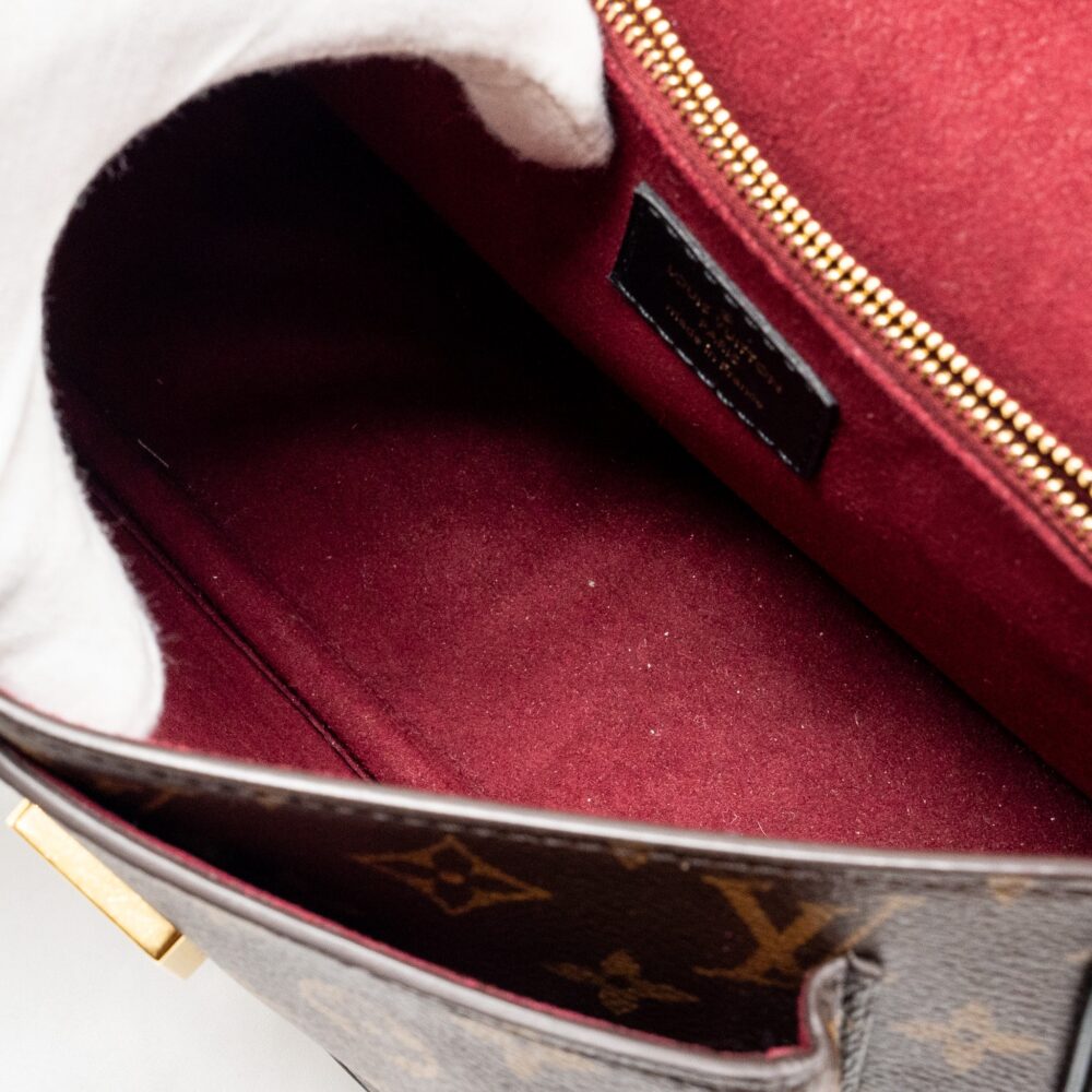 AAA Replica Louis Vuitton LV PASSY MONOGRAM CANVAS BLACK/GOLD HARDWARE