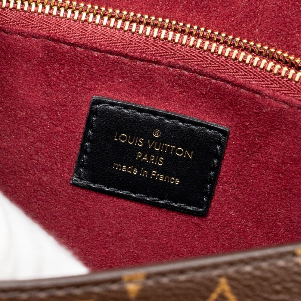 AAA Replica Louis Vuitton LV PASSY MONOGRAM CANVAS BLACK/GOLD HARDWARE
