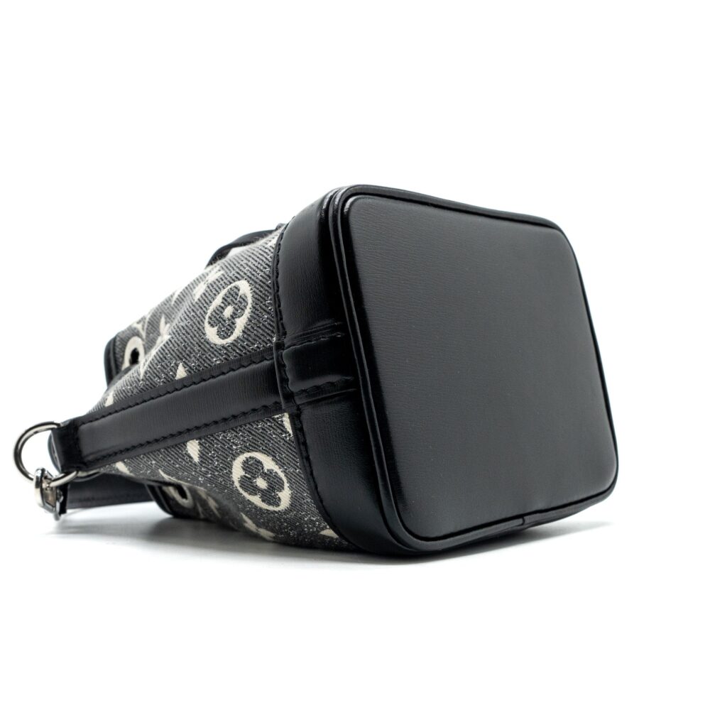 AAA Replica Louis Vuitton LV NANO NOE JACQUARD DENIM BLACK MULTICOLOUR SHW (NEW VERSION)